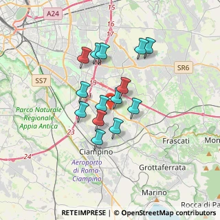 Mappa Via S. Basile, 00173 Roma RM, Italia (2.86286)