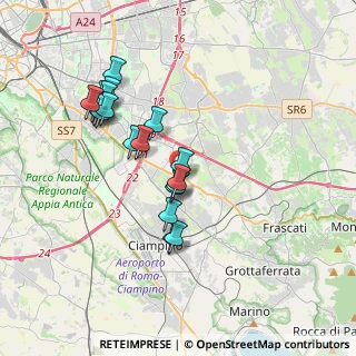 Mappa Via S. Basile, 00173 Roma RM, Italia (3.686)