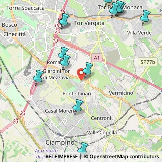 Mappa Via S. Basile, 00173 Roma RM, Italia (3.01769)