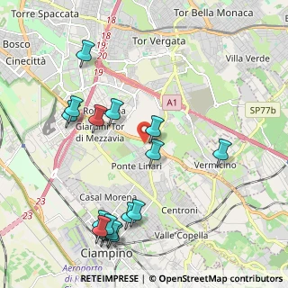 Mappa Via S. Basile, 00173 Roma RM, Italia (2.53563)
