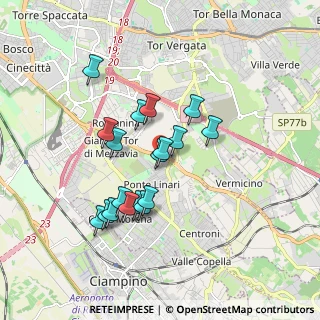 Mappa Via S. Basile, 00173 Roma RM, Italia (1.62944)