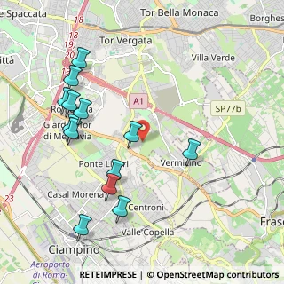 Mappa Via Enzo Paci, 00173 Roma RM, Italia (2.36538)