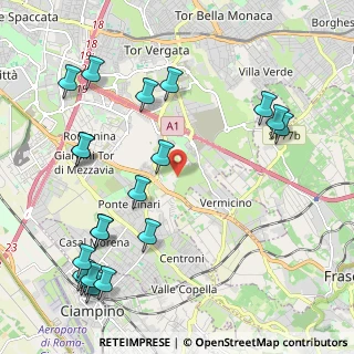 Mappa Via Enzo Paci, 00173 Roma RM, Italia (2.8165)