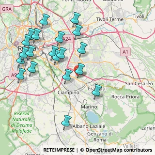 Mappa Via Enzo Paci, 00173 Roma RM, Italia (9.816)