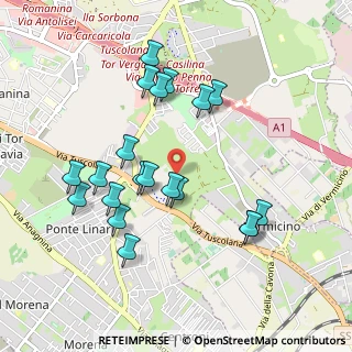 Mappa Via Enzo Paci, 00173 Roma RM, Italia (0.9995)
