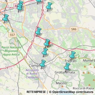 Mappa Via Enzo Paci, 00173 Roma RM, Italia (5.76091)