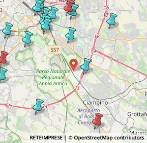 Mappa Via Elio Fausto, 00178 Roma RM, Italia (6.3425)