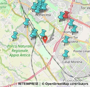 Mappa Via Elio Fausto, 00178 Roma RM, Italia (2.4355)