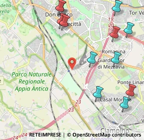 Mappa Via Elio Fausto, 00178 Roma RM, Italia (2.87333)