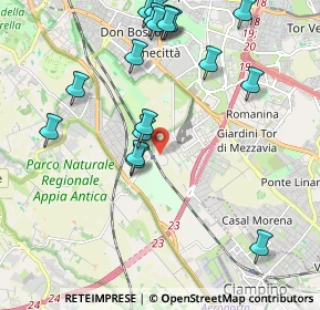 Mappa Via Elio Fausto, 00178 Roma RM, Italia (2.46333)