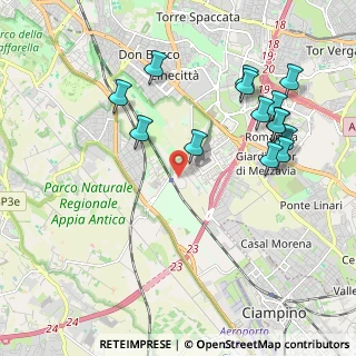 Mappa Via Elio Fausto, 00178 Roma RM, Italia (2.31857)
