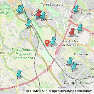 Mappa Via Elio Fausto, 00178 Roma RM, Italia (3.08)