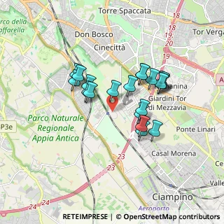 Mappa Via Elio Fausto, 00178 Roma RM, Italia (1.5345)