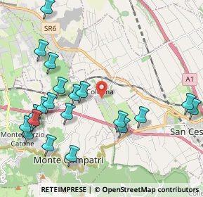 Mappa Via Giovanni Giolitti, 00030 Colonna RM, Italia (2.6145)