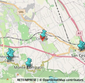 Mappa Via Giovanni Giolitti, 00030 Colonna RM, Italia (3.62067)