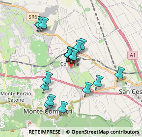 Mappa Via Giovanni Giolitti, 00030 Colonna RM, Italia (1.593)