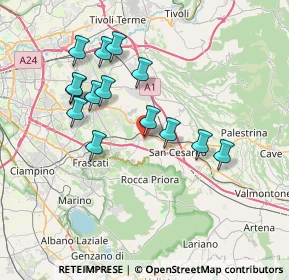 Mappa Via Giovanni Giolitti, 00030 Colonna RM, Italia (7.26786)