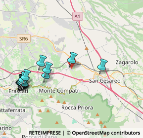 Mappa Via Giovanni Giolitti, 00030 Colonna RM, Italia (5.36471)