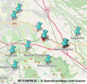 Mappa Via Giovanni Giolitti, 00030 Colonna RM, Italia (4.47154)