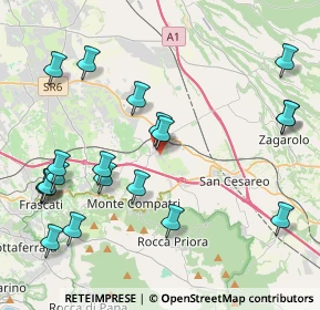 Mappa Via Giovanni Giolitti, 00030 Colonna RM, Italia (5.169)