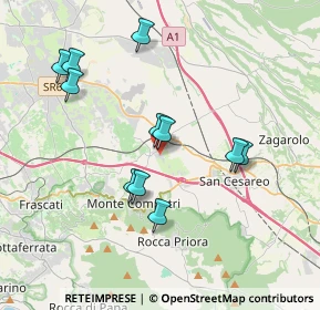 Mappa Via Giovanni Giolitti, 00030 Colonna RM, Italia (3.79273)