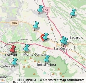 Mappa Via Giovanni Giolitti, 00030 Colonna RM, Italia (4.74091)