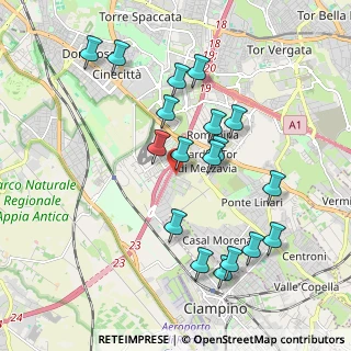Mappa Via Roberto Paribeni, 00173 Roma RM, Italia (2.06056)