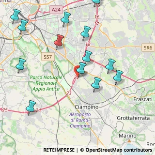 Mappa Via Roberto Paribeni, 00173 Roma RM, Italia (5.21769)