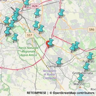 Mappa Via Roberto Paribeni, 00173 Roma RM, Italia (6.6235)