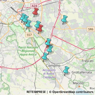 Mappa Via Roberto Paribeni, 00173 Roma RM, Italia (4.35182)