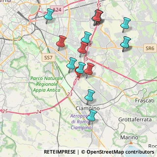 Mappa Via Roberto Paribeni, 00173 Roma RM, Italia (4.46533)