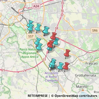 Mappa Via Pietro Crosarosa, 00173 Roma RM, Italia (3.01706)
