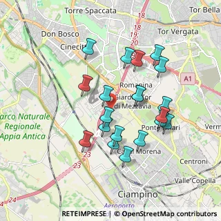 Mappa Via Pietro Crosarosa, 00173 Roma RM, Italia (1.7635)