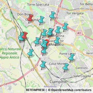 Mappa Via Pietro Crosarosa, 00173 Roma RM, Italia (1.784)