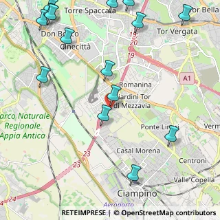 Mappa Via Pietro Crosarosa, 00173 Roma RM, Italia (3.20533)