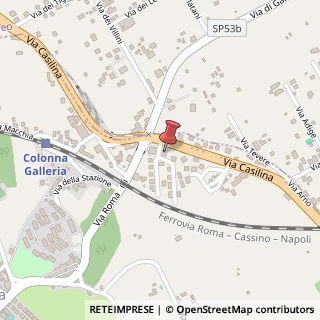 Mappa Via Casilina, Km. 25.700, 00030 Colonna RM, Italia, 00030 Colonna, Roma (Lazio)