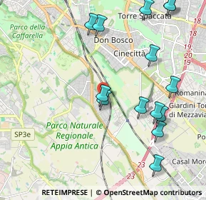 Mappa Via Amantea, 00178 Roma RM, Italia (2.52286)