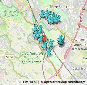 Mappa Via Amantea, 00178 Roma RM, Italia (1.479)