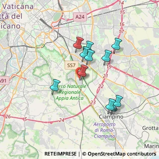 Mappa Via Amantea, 00178 Roma RM, Italia (3.42)
