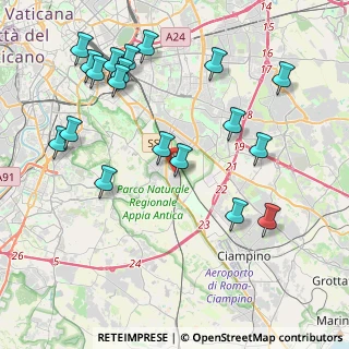 Mappa Via Amantea, 00178 Roma RM, Italia (5.00526)