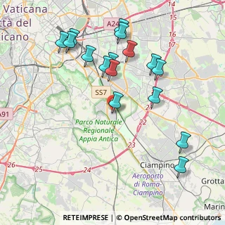 Mappa Via Amantea, 00178 Roma RM, Italia (4.525)