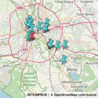 Mappa Via Amantea, 00178 Roma RM, Italia (7.42947)