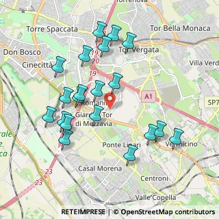 Mappa Piazza Vincenzo Simoncelli, 00173 Roma RM, Italia (2.0855)