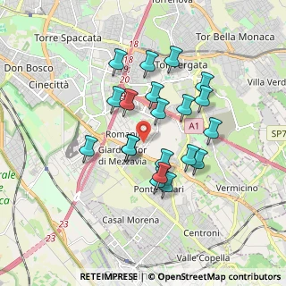 Mappa Piazza Vincenzo Simoncelli, 00173 Roma RM, Italia (1.6035)