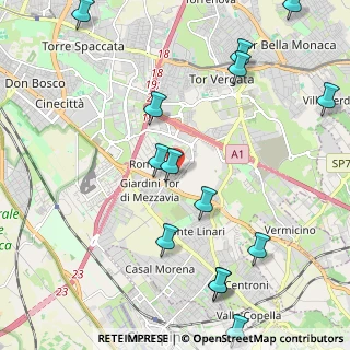 Mappa Piazza Vincenzo Simoncelli, 00173 Roma RM, Italia (2.87)