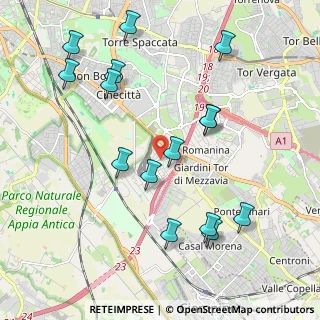 Mappa Via Stignano, 00173 Roma RM, Italia (2.35733)