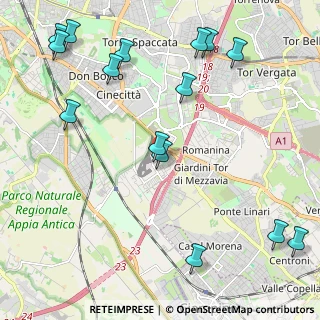 Mappa Via Stignano, 00173 Roma RM, Italia (2.968)