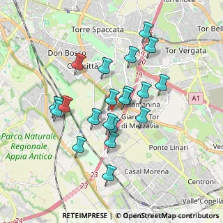 Mappa Via Stignano, 00173 Roma RM, Italia (1.6915)