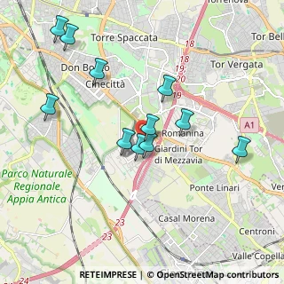 Mappa Via Stignano, 00173 Roma RM, Italia (1.94455)