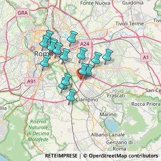 Mappa Via Stignano, 00173 Roma RM, Italia (6.35)